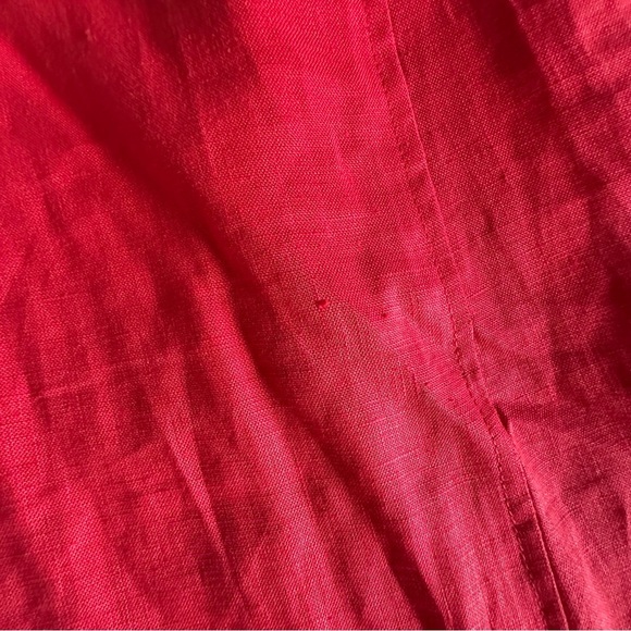 Kim Rogers Linen Womens Sz 18 Trumpet Skirt Flowy Flare Lagenlook Coastal - Picture 12 of 13